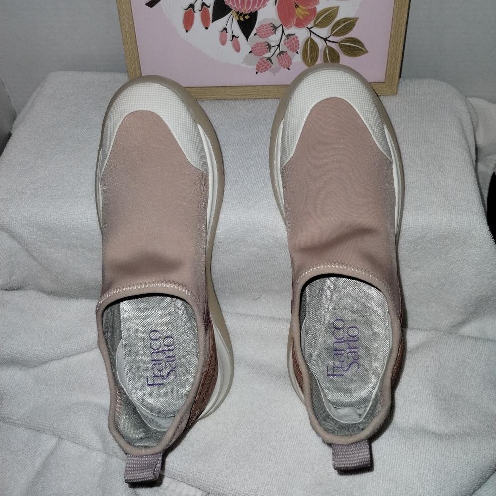 Franco Sarto Women's Tan Slip-On Sneakers